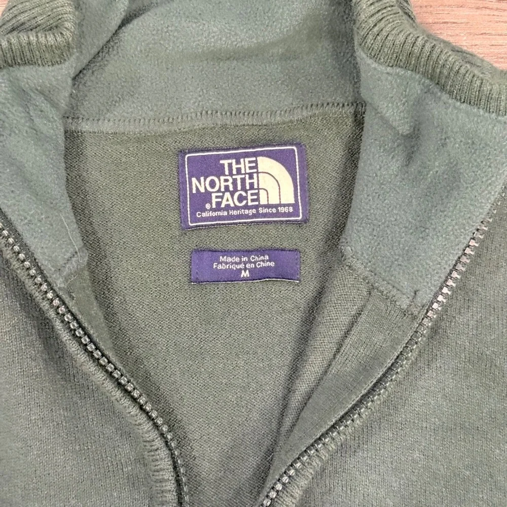 The North Face Mens Quarter Zip Pullover knit Sweater Casual Outdoors M